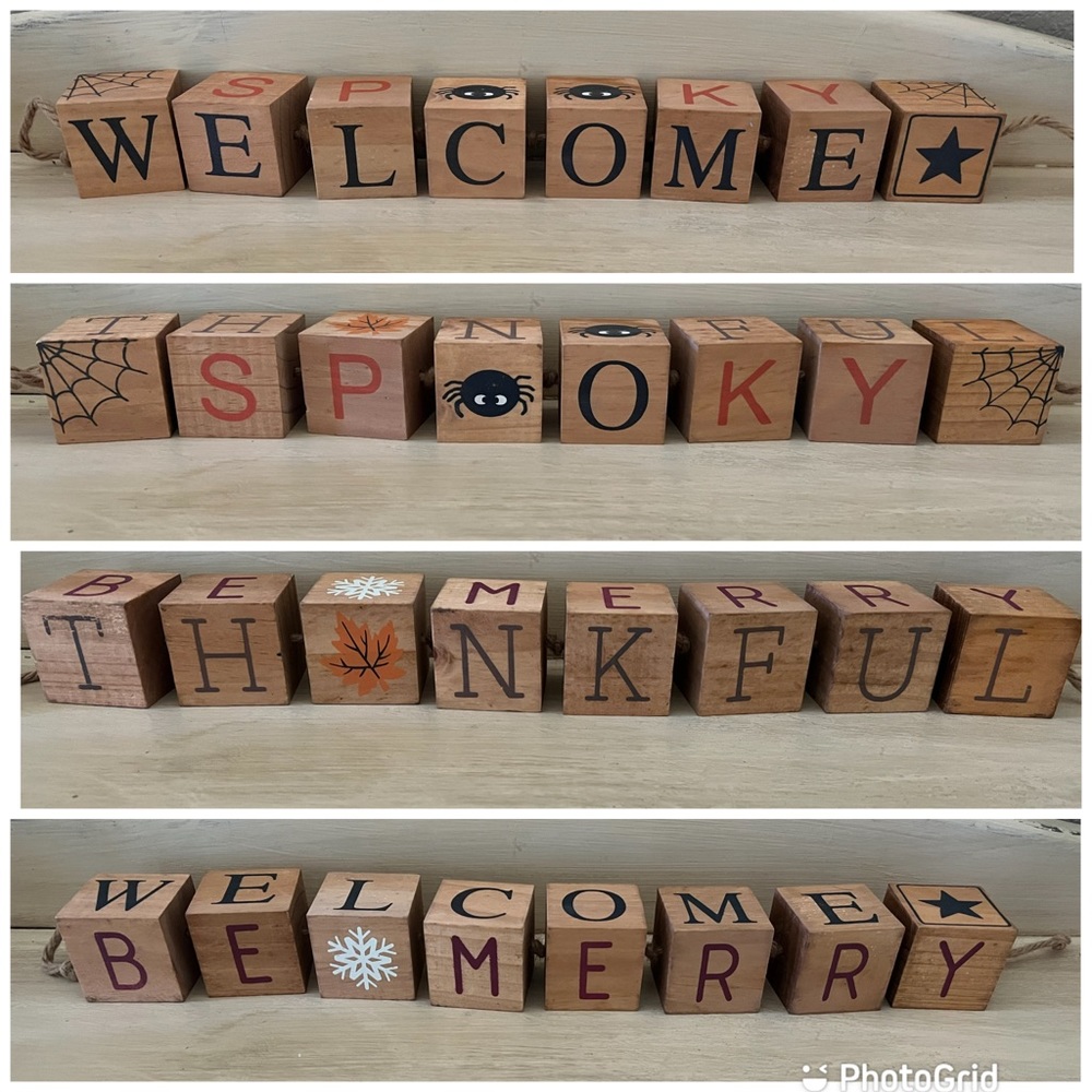 Brand New Home Decor Blocks